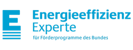 Offizielles Siegel: zugelassener Energieeffizienz-Experte für Förderprogramme des Bundes